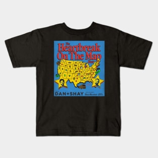 Dan + Shay the heartbreak on the map concert Kids T-Shirt